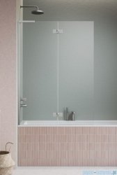 Radaway Essenza 8 SL Brushed Nickel PND II parawan nawannowy 100cm lewy szczotkowany nikiel/przejrzyste 10500100-91-01L