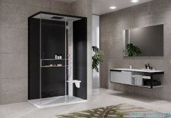 Novellini Glax 2 2.0 kabina z hydromasażem hydro plus 120x90 prawa biała G222P290DT1L-1UH