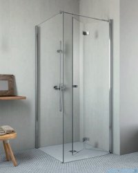Radaway Essenza New KDJ-B kabina prysznicowa 90x120 prawa przejrzyste + brodzik Doros D + syfon 385082-01-01R/384054-01-01/SDRD1290-01