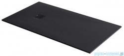 Excellent Arda Brodzik 140x90  prostokątny SLIM czarny BREX.1503.140.090.BLN