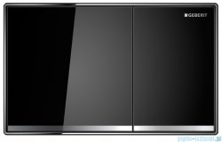 Geberit Sigma60 Przycisk uruchamiający przedni szkło czarne 115.640.SJ.1