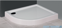 Novellini City R brodzik półokrągły prawy 80x90 MNQ809017D-30