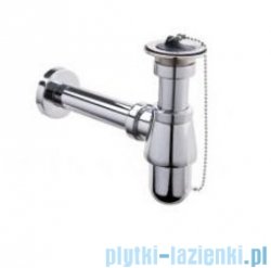 McAlpine Syfon umywalkowy z spustem chrom 200/255M