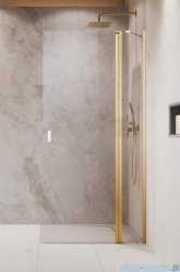 Radaway Nes KDD II Gold kabina walk-in 80cm prawa złoty połysk szkło przejrzyste 10031080-09-01R