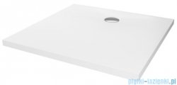 New Trendy Nex brodzik konglomeratowy kwadratowy 90x90x3.5 biały B-0454