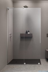 Radaway Furo SL kabina Walk-in 90x200cm lewa szkło przejrzyste 10306488-01-01L/10110444-01-01 