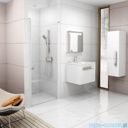 Ravak Chrome Drzwi prysznicowe CSD1-90 białe+transparent 0QV70100Z1
