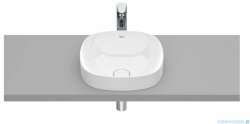 Roca FINECERAMIC umywalka wpuszczana w blat cienkościenna Soft 37x37 biała A32750R000