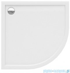 New Trendy New Cantare Brodzik akrylowy półokrągły 100x100x4,5 cm biały B-0448