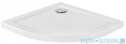 Besco Aron Brodzik 80x80x3/5.5cm półokrągły wpuszczany w posadzkę #BAA-80-NR