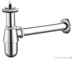 Oltens Molde syfon umywalkowy butelkowy z korkiem chrom 02603100
