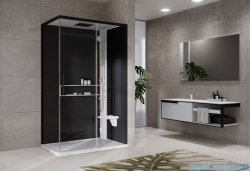 Novellini Glax 2 2.0 kabina masażowo-parowa 120x90 prawa biała  G222P290DT5-1UH