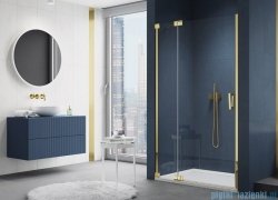 SanSwiss Cadura Gold Line drzwi wahadłowe 100cm jednoczęściowe lewe z polem stałym CA13G1001207