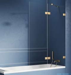 New Trendy Avexa Gold parawan nawannowy 2-częściowy 120x150 cm prawy przejrzyste EXK-2015