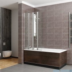 Radaway Eos PNW4 Parawan nawannowy 90 szkło przejrzyste 205401-101