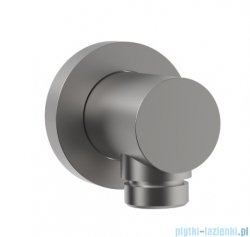 Roca kolanko ścienne Aqua ROUND 1/2 do podłączenia natrysku Inox (Everlux-PVD) A5B1450SM0