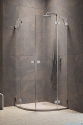 Radaway Essenza Pro Brushed Nickel Pdd kabina 90x100cm szczotkowany nikiel 10095090-91-01L/10095100-91-01R