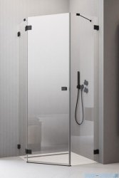 Radaway Essenza Pro Black Ptj kabina pięciokątna 100x90 lewa czarny mat/szkło przejrzyste 10100000-54-01L/10100900-01-01