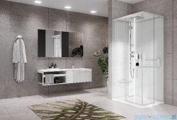 Novellini Glax 2 2.0 kabina z hydromasażem hydro plus 100x80 lewa total biała G22A198ST1L-1UU