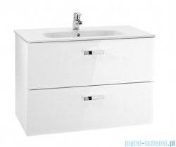 Roca Victoria Basic Zestaw łazienkowy Unik szafka z umywalką 80cm biały połysk A855852806