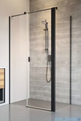 Radaway Nes 8 Black Kds II kabina 100x80cm lewa czarny mat szkło przejrzyste 10087100-54-01L/10080080-54-01