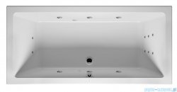 Riho Lusso wanna prostokąta 180x90cm z hydromasażem FLOW lewa B026008005