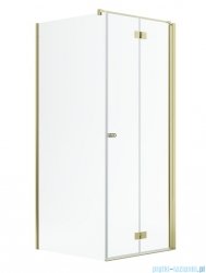 Radaway Nes Gold Kdj B kabina 80x80cm prawa złoty połysk 10025080-09-01R/10039080-01-01