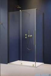 Radaway Furo Kdj Brushed Gold kabina 100x100cm lewa szczotkowane złoto 10104522-99-01L/10110480-01-01/10113100-01-01