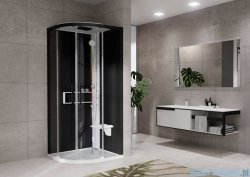 Novellini Glax 2 2.0 kabina masażowo-parowa 90x90 biała G22R99M5-1UH