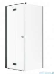 Radaway Nes Kdj B Brushed GunMetal kabina 100x75cm lewa szczotkowany grafit 10025100-92-01L/10039075-01-01