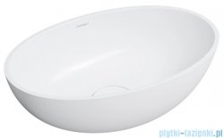 Omnires Shell M+ umywalka nablatowa 50x32 cm biały mat SHELL500UNBM