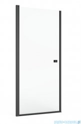 Roca Capital drzwi prysznicowe 90x195cm CZARNY MAT AM4709016M
