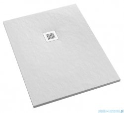 Schedpol Kalait White Stone brodzik prostokątny + syfon 90x120cm 3.3117/B/ST-M2