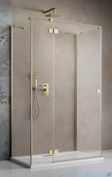 Radaway Essenza Brushed Gold Kdj+S kabina 75x120x75cm lewa szczotkowane złoto 1384049-01-01/1385024-99-01L/1384049-01-01