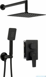 Deante Blur Zestaw prysznicowy podtynkowy z BOXem mieszaczowym nero BXYZNQLM