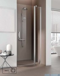 Kermi Pega drzwi wahadłowe 1-skrzydłowe z polem stałym 120 cm prawe przejrzyste PE1FR12020VPK