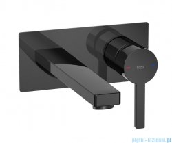 Roca Naia bateria umywalkowa podtynkowa ścienna Titanium Black EVERLUX-PVD  A5A3596CN0
