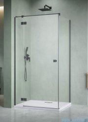 Radaway Essenza Kdj Brushed GunMetal kabina 100x110cm lewa szczotkowany grafit 1385040-92-01L/1384053-01-01