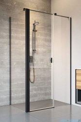Radaway Nes Black Kds II kabina 110x100cm prawa czarny mat/szkło przejrzyste 10033110-54-01R/10040100-54-01