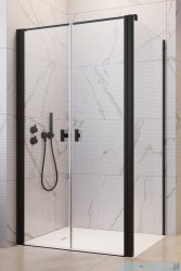 Radaway Nes Black DWD+S kabina 100x70cm czarny mat/szkło przejrzyste 10034100-54-01/10040070-54-01