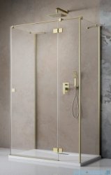 Radaway Essenza Brushed Gold Kdj+S kabina 90x100x90cm prawa szczotkowane złoto 1384050-01-01/1385022-99-01R/1384050-01-01