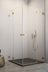 Radaway Essenza Pro Gold Kdd kabina 90x100cm złoty połysk/szkło przejrzyste 10096090-09-01L/10096100-09-01R