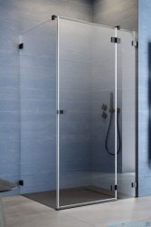 Radaway Essenza Pro Black Kdj kabina 80x70cm prawa czarny mat/szkło przejrzyste 10097080-54-01R/10098070-01-01