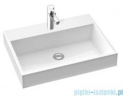 Marmorin Teo 600 umywalka wisząca 60x31 z otworem przelewowym i z otworem na baterie biała 641060020211