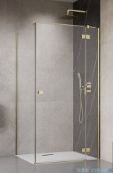 Radaway Essenza 8 Brushed Gold Kdj kabina 80x80cm prawa szczotkowane złoto 10480512-01-01R/10470237-99-01R/10113080-01-01