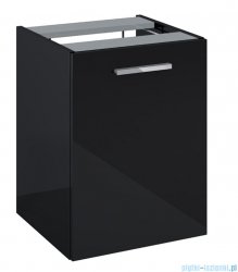 Roca Kwadro moduł boczny z koszem cargo 40x38x53 cm CZARNY POŁYSK  A857973351