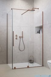 Radaway Furo Kdj Brushed Copper kabina 130x120cm prawa szczotkowana miedź 10104672-93-01R/10110630-01-01/10113120-01-01