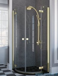 Radaway Almatea PDD E GOLD kabina półokrągła 100x80 szkło grafitowe 30542-09-05N