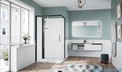 Novellini Glax 1 2.0 kabina standard 120x90 lewa czarna G212P299ST-1HH