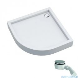 Schedpol Schedline Favory Plus brodzik półokrągły 90x90x16cm Biały 3ST.F1O-9090